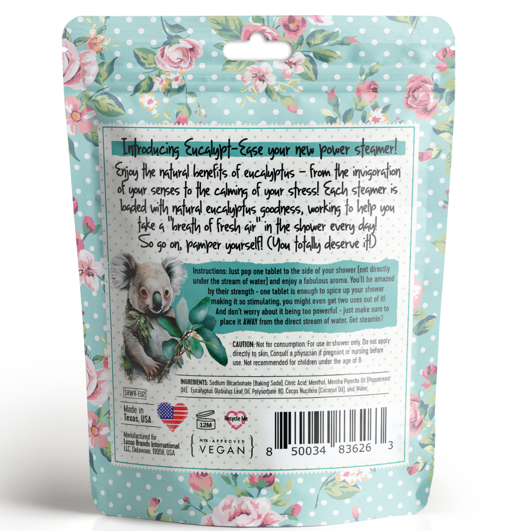 Eucalypt-Ease Eucalyptus Shower Steamers 7 Pack | Cute Gift